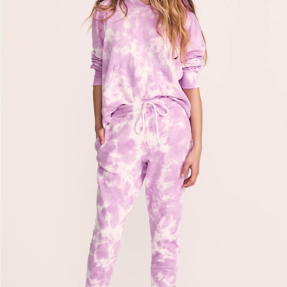 LoveShackFancy Purple Iris Sweat Suit